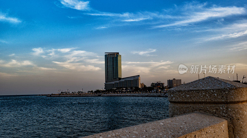 在al Khobar海滨的建筑